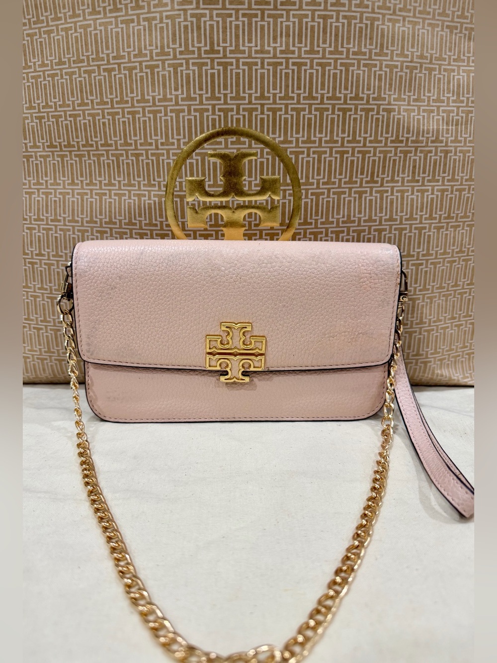 Tory Burch Britten Shoulder bag with wristlet strap